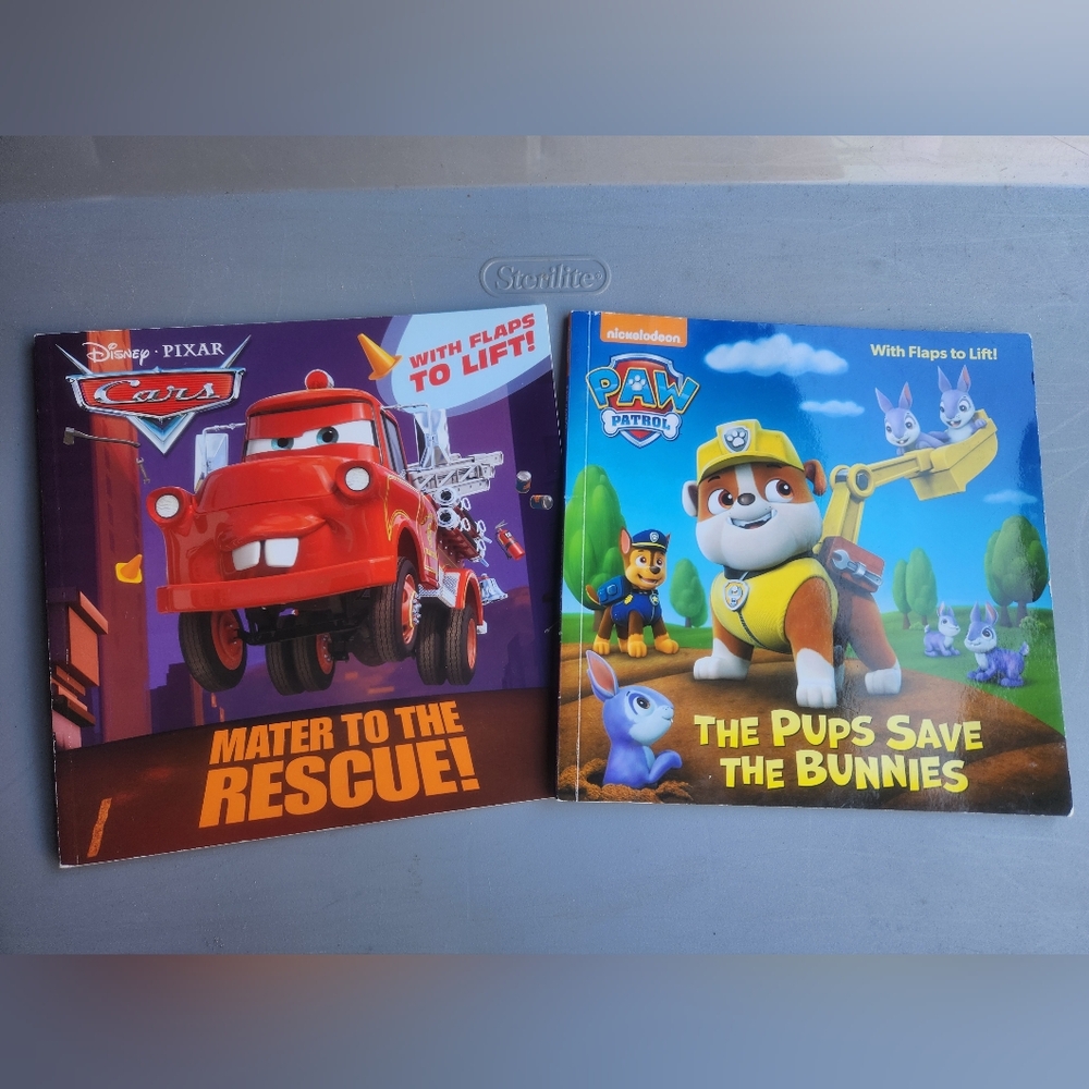 Kids Paw Patrol and Cars Book
